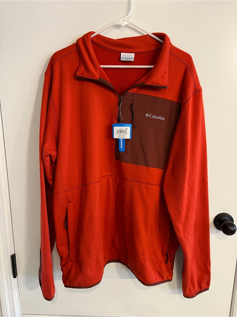NWT Mens size XL Columbia Hike 1/2 zip pullover sweatshirt